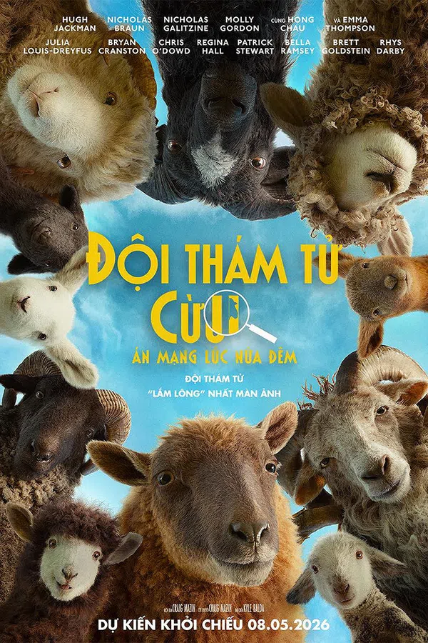 Poster phim Đội Thám Tử Cừu: Án Mạng Lúc Nửa Đêm trên RoPhim
