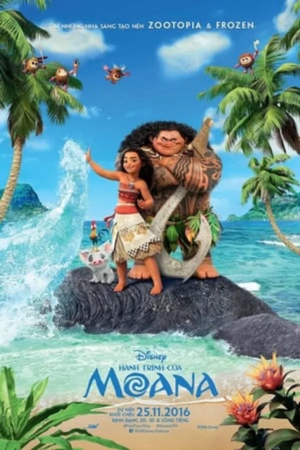 Poster phim Hành Trình Của Moana trên RoPhim