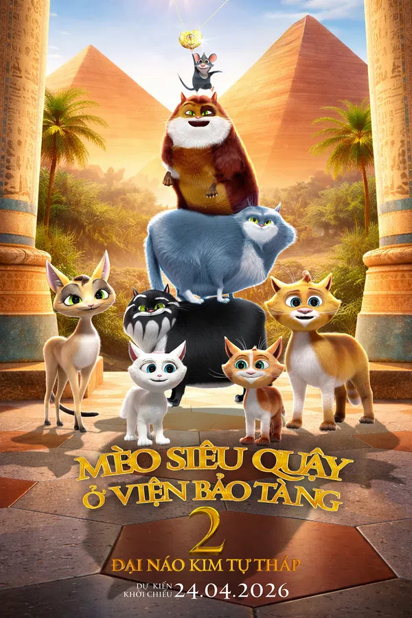 Xem Phim Mèo Siêu Quậy Ở Viện Bảo Tàng 2: Đại Náo Kim Tự Tháp Vietsub HD Online