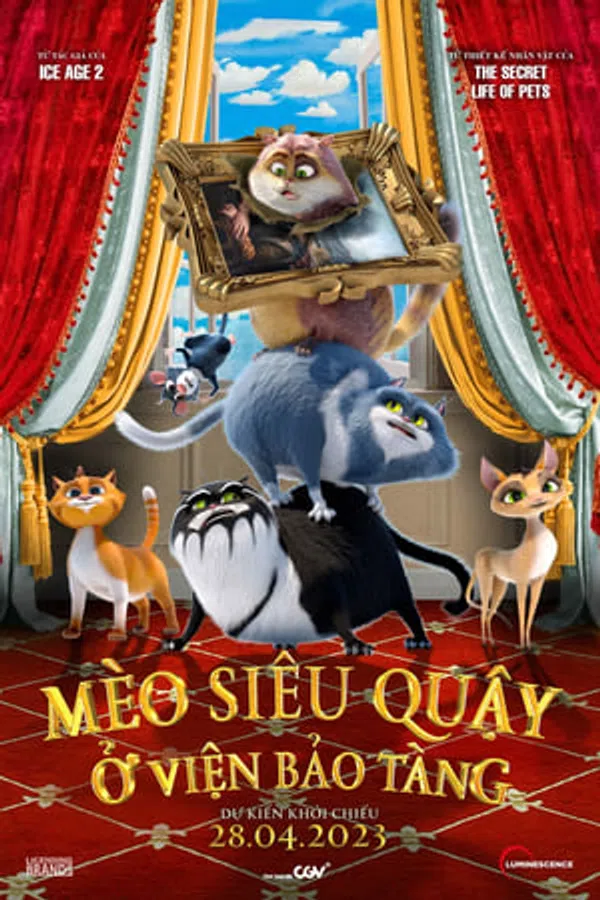 Poster phim Mèo Siêu Quậy Ở Viện Bảo Tàng trên RoPhim