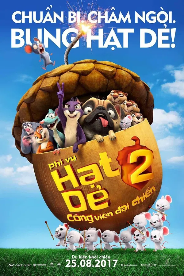 Xem Phim Phi Vụ Hạt Dẻ 2: Công Viên Đại Chiến Vietsub HD Online