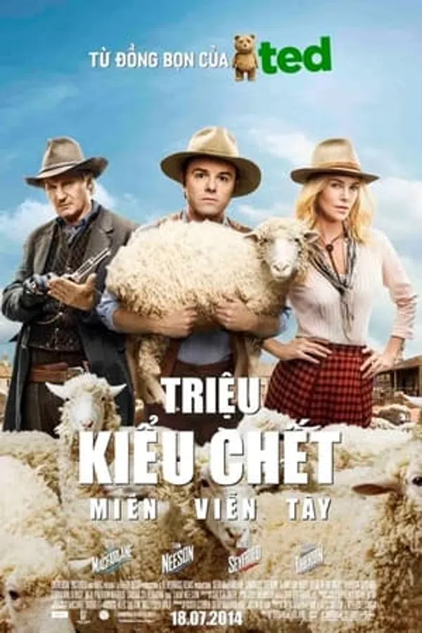 Poster phim Triệu Kiểu Chết Miền Viễn Tây trên RoPhim